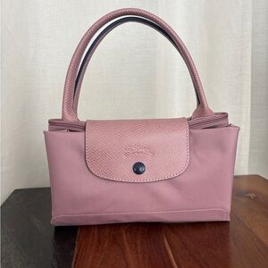 Longchamp Le Pliage Vintage Pink Medium Top Handle
